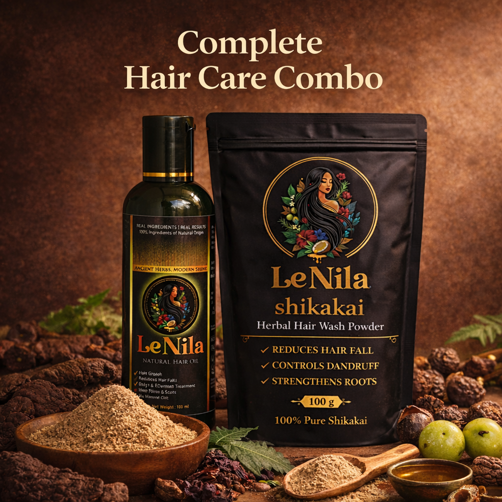Complete Hair Care Combo (100ml Oil + 100g Shikakai)