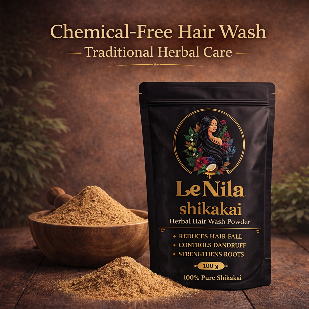 Le Nila Shikakai Powder – Herbal Hair Wash for Healthy Hair (100g)