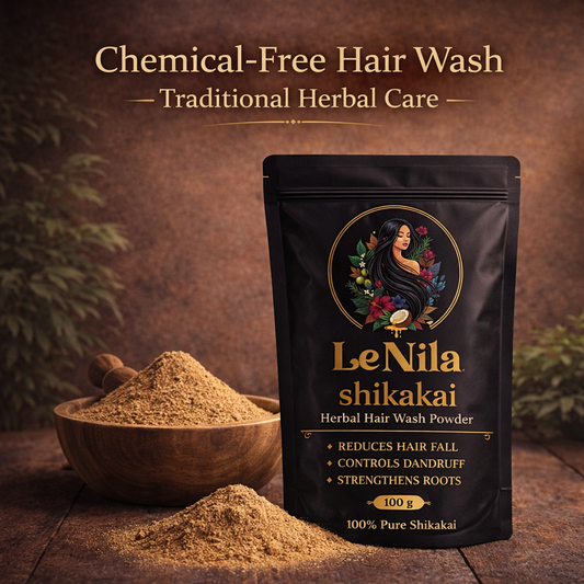 Le Nila Shikakai Powder – Herbal Hair Wash for Healthy Hair (100g)